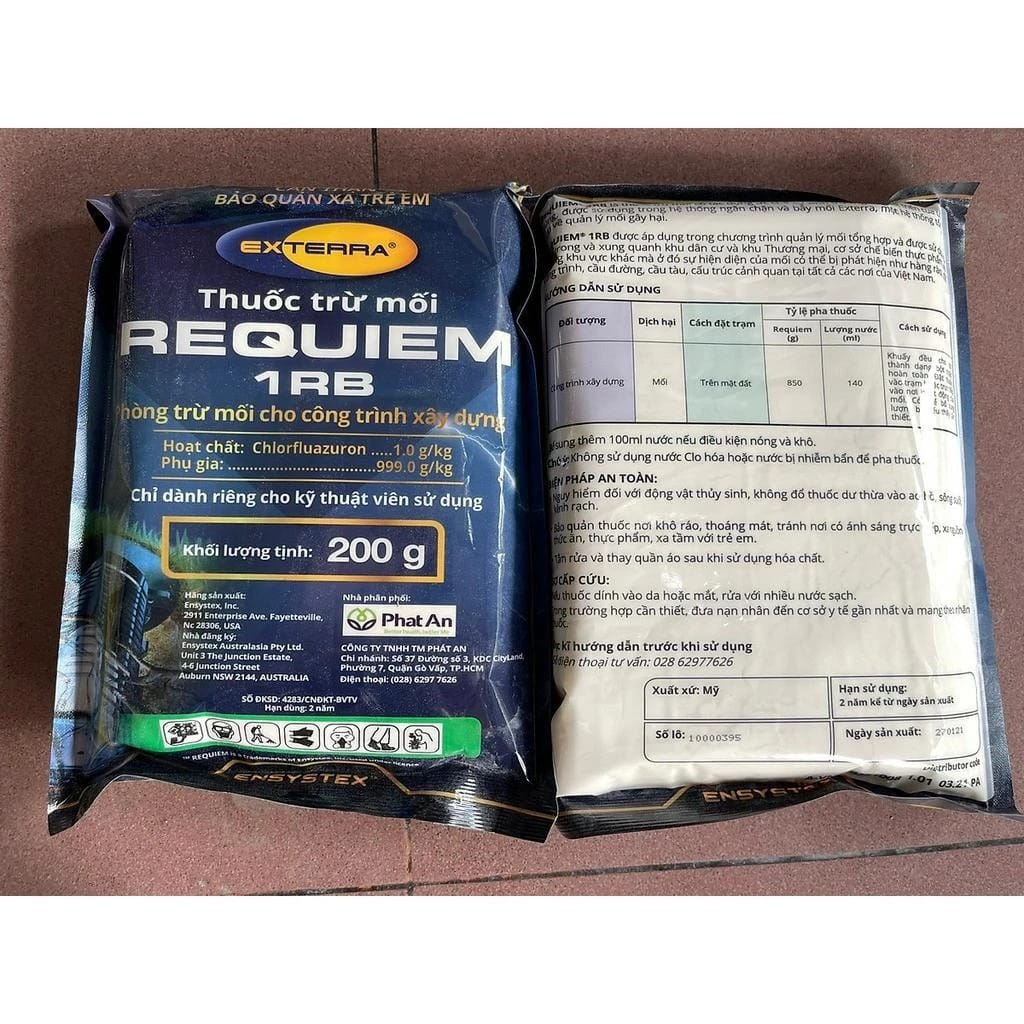Bả mối sinh học Requiem sử dụng trong dịch vụ cao cấp