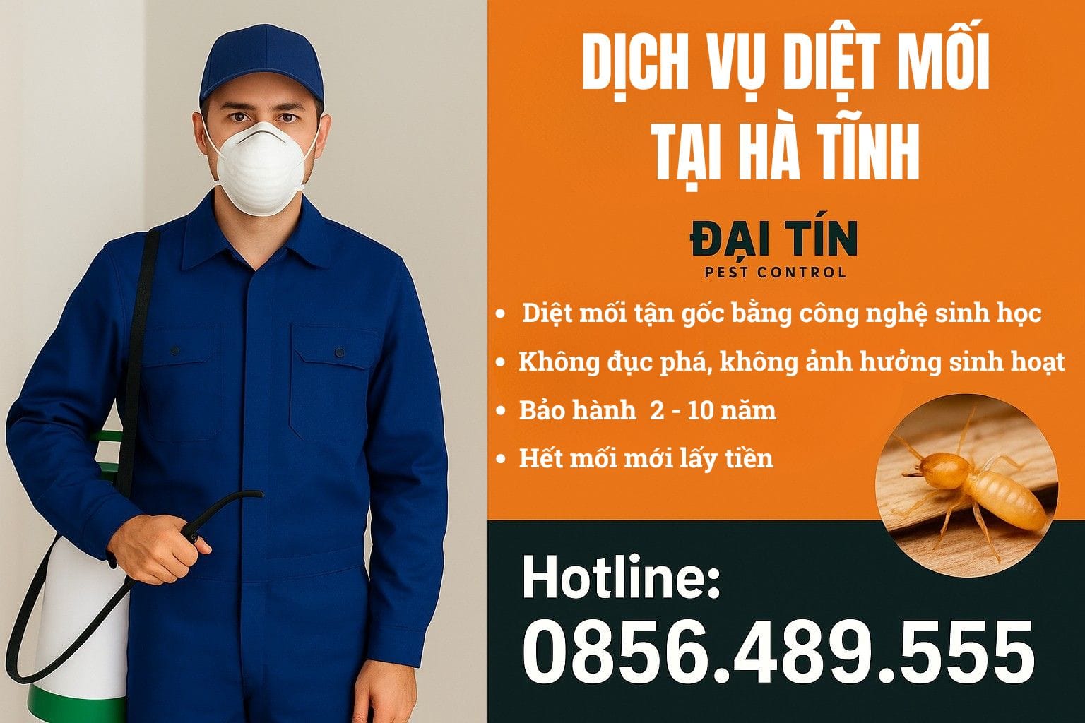 Dịch vụ diệt mối tại Hà Tĩnh