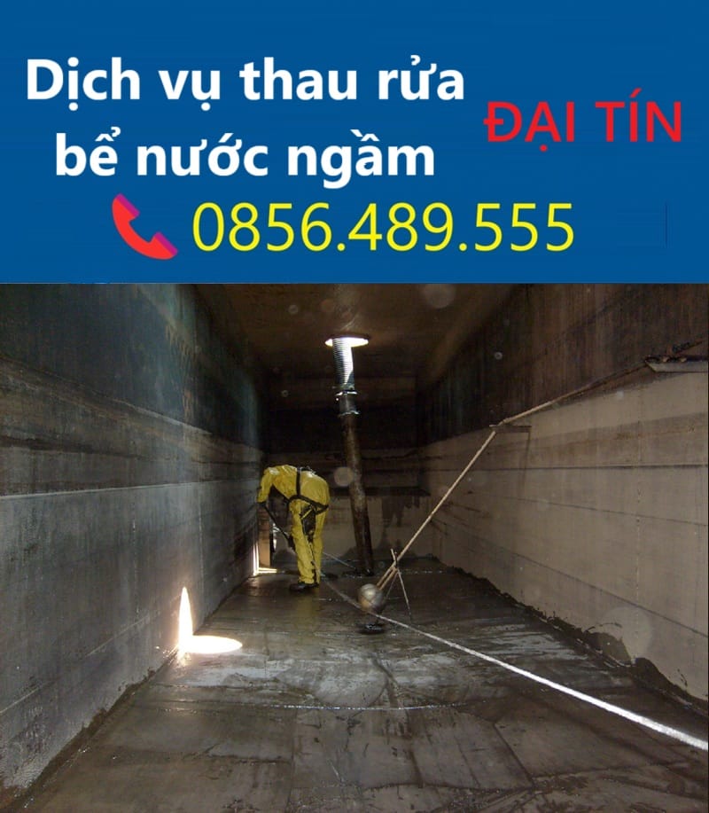 Dịch vụ thau bể nước ngầm